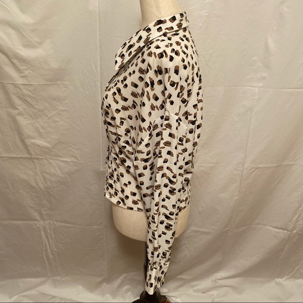 Fate Printed Button Down Blouse - image 3